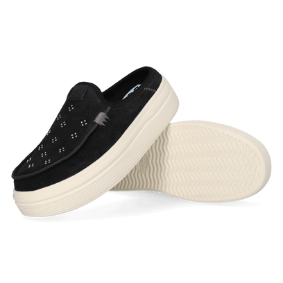 Austin Lift Suede Stud Damen Slip-ons Black