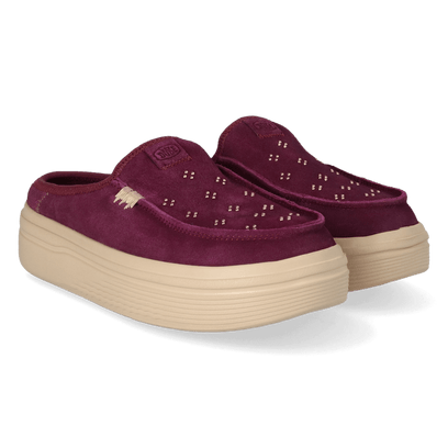 Austin Lift Suede Stud Damen Slip-ons Fig Purple