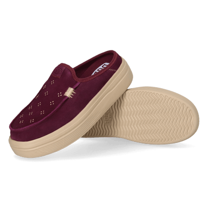 Austin Lift Suede Stud Damen Slip-ons Fig Purple