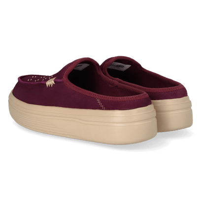 Austin Lift Suede Stud Damen Slip-ons Fig Purple
