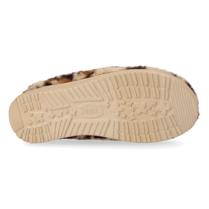 Wendy Slipper Leo Fur Damen Slip-ons Tan/Multi
