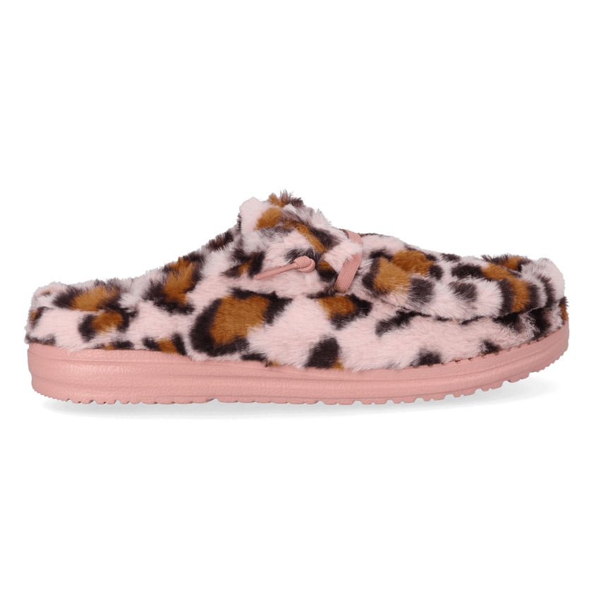Wendy Slipper Leo Fur Damen Slip-ons Tan/Multi