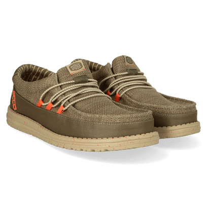 Wally Guard Stretch Sox Herren Halbschuhe Burnt Olive/Multi