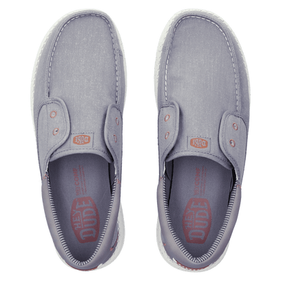 Wally Cru Stretch Canvas Herren Loafer Flannel Grey/Multi