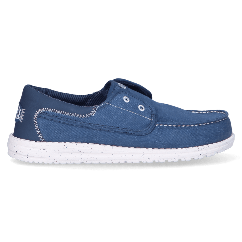 Wally Cru Stretch Canvas Herren Loafer Ensign Blue/Multi