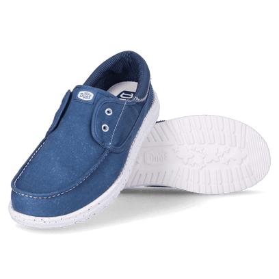 Wally Cru Stretch Canvas Herren Loafer Ensign Blue/Multi