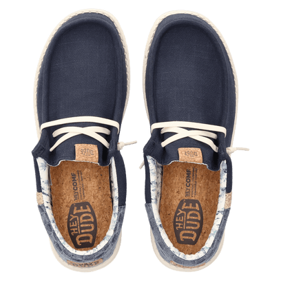 Wally Funk Summer Stitch Herren Halbschuhe Navy Blazer/Multi