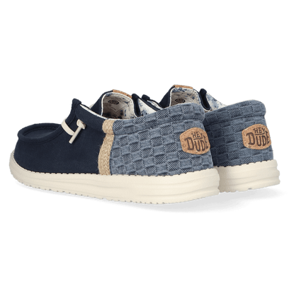 Wally Funk Summer Stitch Herren Halbschuhe Navy Blazer/Multi