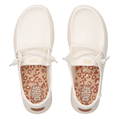 Wendy Frayed Canvas Damen Halbschuhe Snow White