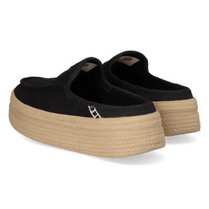 Austin Lift Espadrille Woven Damen Slip-ons Black