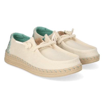 Wendy Espadrille Hibiscus Damen Halbschuhe Egret/Multi