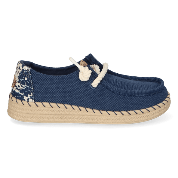 Wendy Espadrille Hibiscus Damen Halbschuhe Ensign Blue/Multi Wendy Espadrille Hibiscus Damen Halbschuhe Ensign Blue/Multi