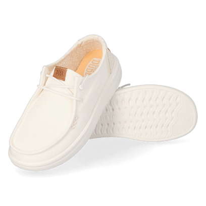 Wendy Rise Chambray Grid Damen Halbschuhe Snow White