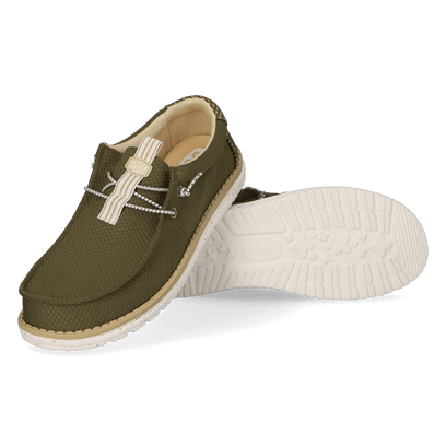Wally Mesh Neutrals Herren Halbschuhe Winter Green/Multi