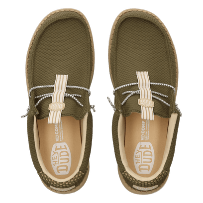 Wally Mesh Neutrals Herren Halbschuhe Winter Green/Multi