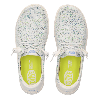 Wendy Stretch Speckle Damen Halbschuhe White/Multi