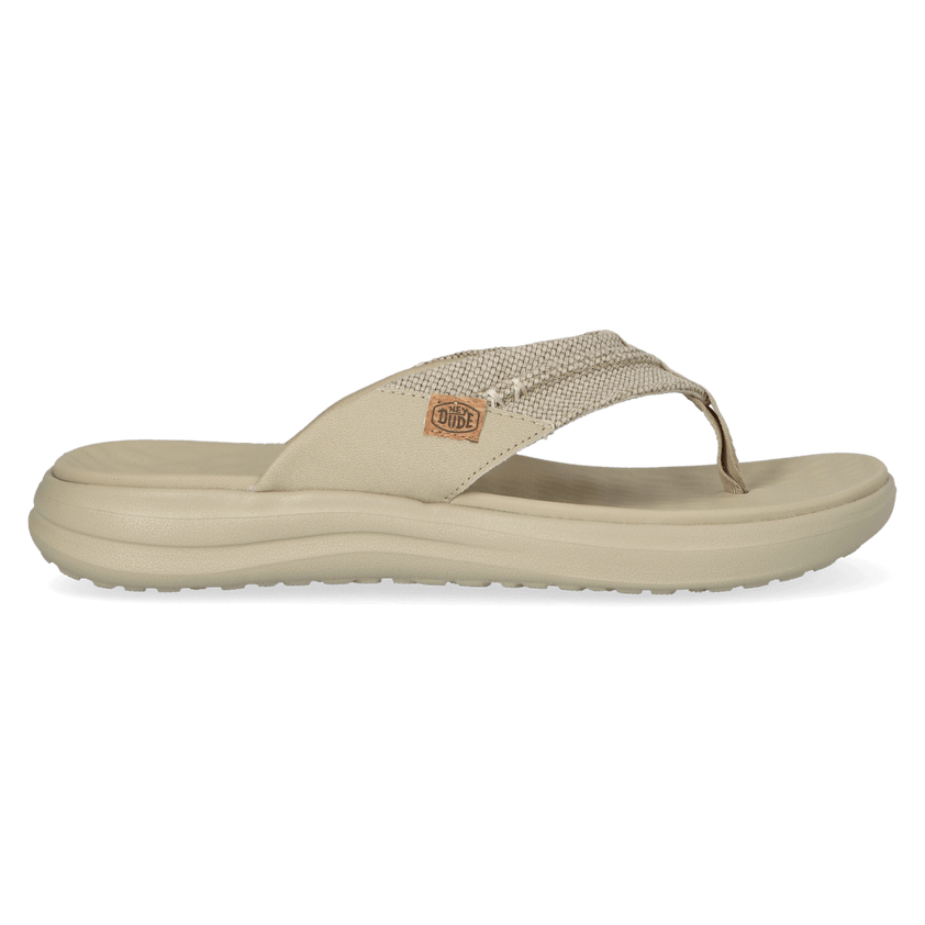 Finn Flip Braided Herren Zehentrenner Tan