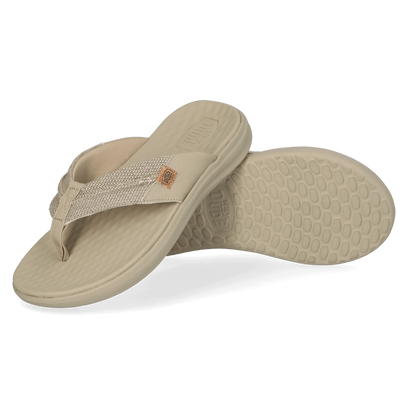 Finn Flip Braided Herren Zehentrenner Tan