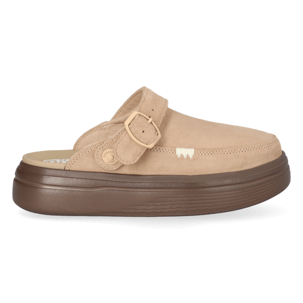 Austin Lift Damen Wildleder-Clogs Sesame/Multi Austin Lift Damen Wildleder-Clogs Sesame/Multi