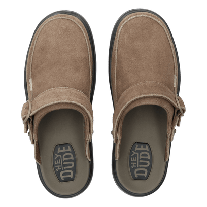Austin Lift Damen Wildleder-Clogs Chocolate Chip/Multi