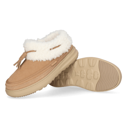 Remi Toastee Lo Tassel Damen Wildleder-Slip-ons Tan