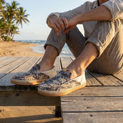 Harbor Lo Loafer Espadrille Herren Bone White/Multi