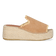 Ilenia-SD Damen Wildleder-Espadrilles Camel