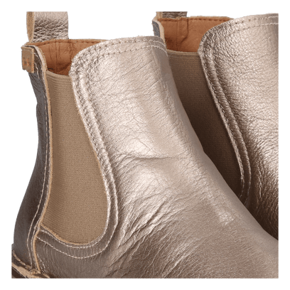 Isa-AT Damen Leder Chelsea Boots Plati