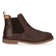 Isa-PO Damen Leder Chelsea Boots Marro