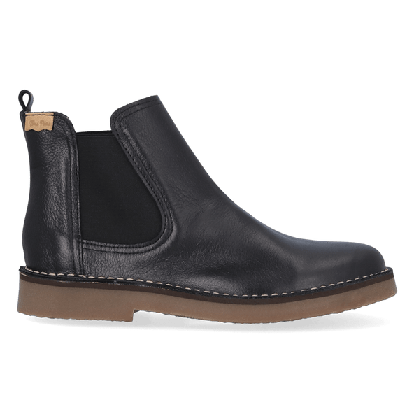 Isa-PO Damen Leder Chelsea Boots Negre Isa-PO Damen Leder Chelsea Boots Negre