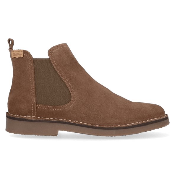 Isa-SY Damen Wildleder Chelsea Boots Taupe Isa-SY Damen Wildleder Chelsea Boots Taupe