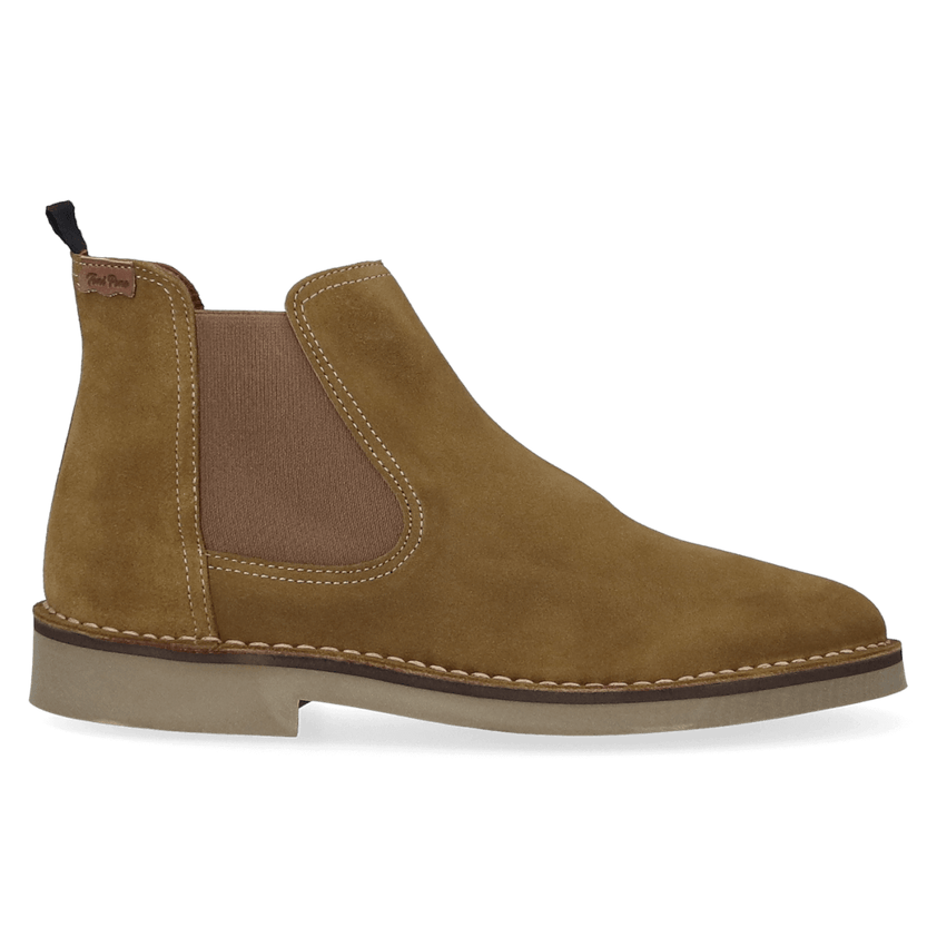 Jan-SY Herren Chelsea Boots Oliva