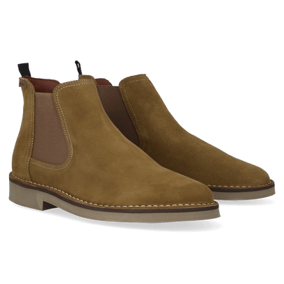 Jan-SY Herren Chelsea Boots Oliva