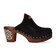 Woodpecker Damen Clogs Nero