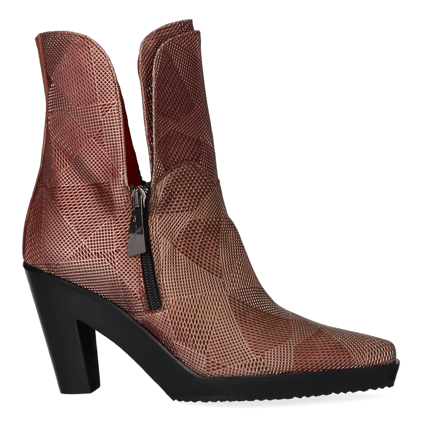 Coraline Damen Stiefeletten Metal Rosso