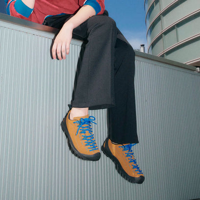 Jasper Damen Wildleder-Sneakers Cathay Spice/Orion Blue