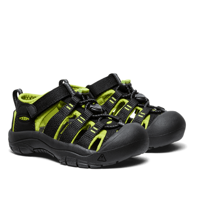 Newport H2 Younger Kids Sandalen Black/Lime Green