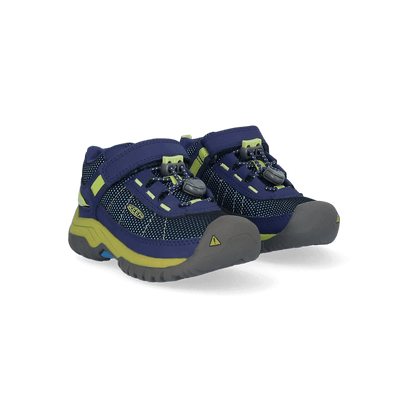 Targhee Sport Younger Kids Wanderschuhe Blue Depths/Chartreuse