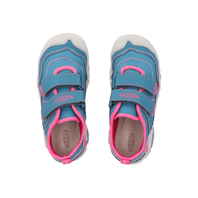 Knotch Hollow Kinder Sneakers Blue Coral/Pink Peacock