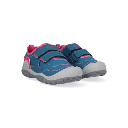 Knotch Hollow Kinder Sneakers Blue Coral/Pink Peacock