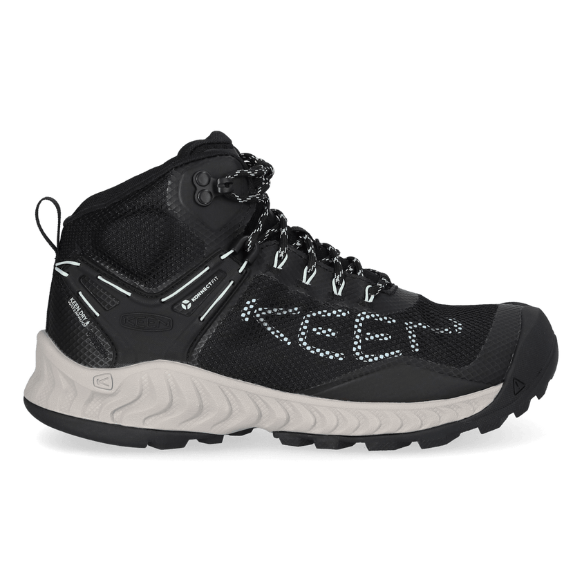 NXIS EVO Mid Damen Wanderschuhe Black/Blue Glass