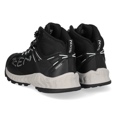NXIS EVO Mid Damen Wanderschuhe Black/Blue Glass