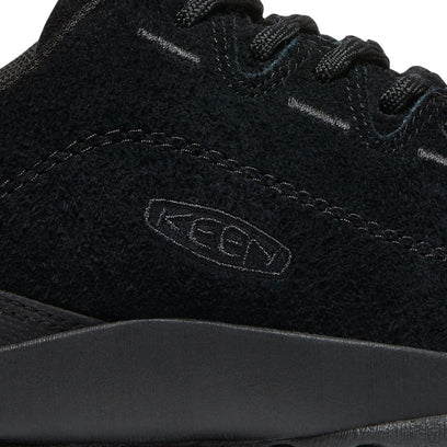 Jasper Herren Wildleder-Sneakers Hairy Black/Black