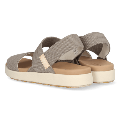 Elle Backstrap Damen Sandalen Brindle/Birch