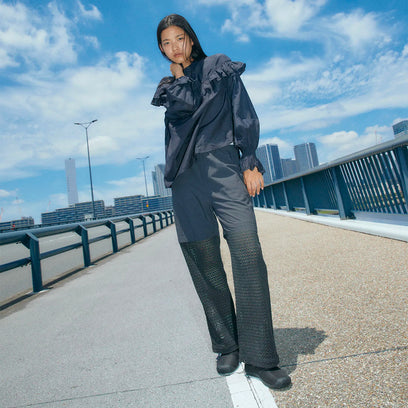 Howser III Slide Damen Slip-On Black Smooth Nylon