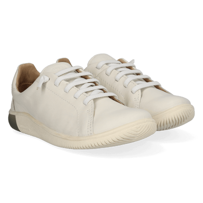 KNX Damen Leder-Sneaker Star White