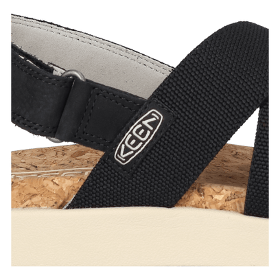 Elle Criss Cross Damen Sandalen Black/Birch