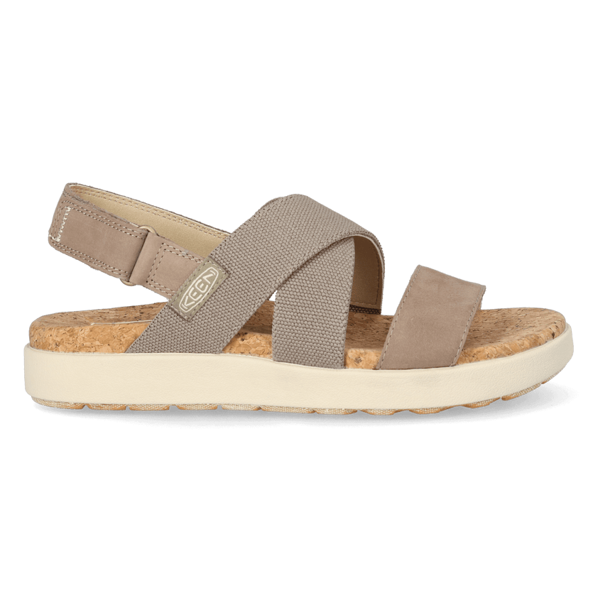 Elle Criss Cross Dames Sandalen Brindle/Birch