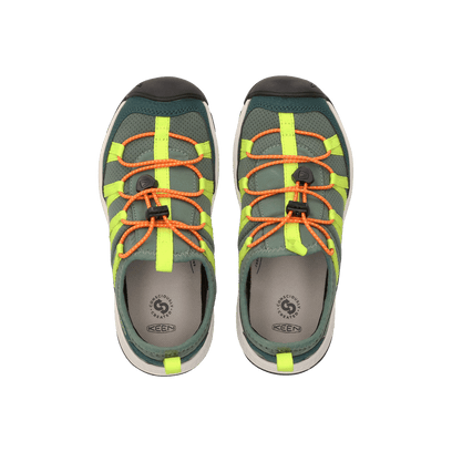 Motozoa Older Kids Sneaker Sea Moss/Scarlet Ibis