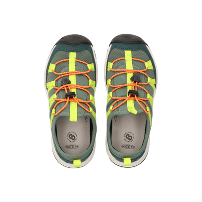 Motozoa Younger Kids Sneaker Sea Moss/Scarlet Ibis